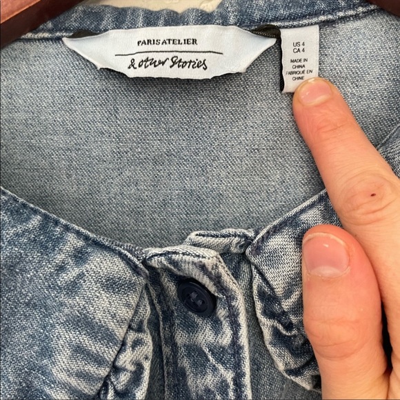 Other Stories Denim shirt - Picture 4 of 4